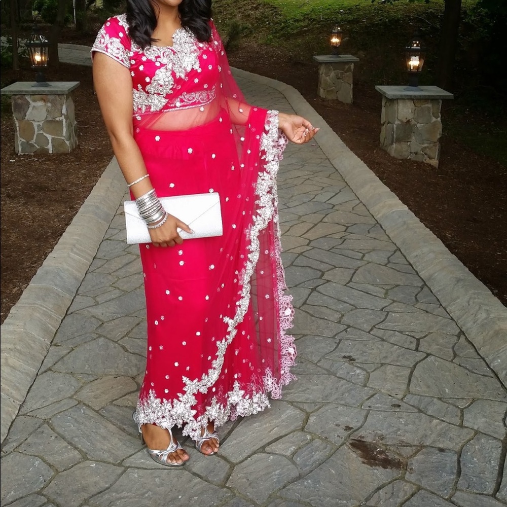 Bejewled Sari